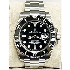 Rolex Submariner Date Black Ceramic Stainless Steel