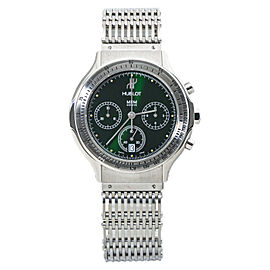 Hublot MDM Depose 1621.1 Chronograph Stainless Green Dial Quartz Watch