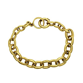 Kieselstein Cord 18 Karat Yellow Gold Link Bracelet Size 8.5