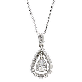 Women's Teardrop Diamond Dangle Pendant