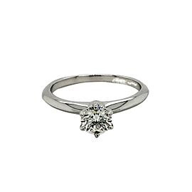 Tiffany & Co. Round Brilliant 0.47 cts I VS1 Diamond Platinum Engagement Ring