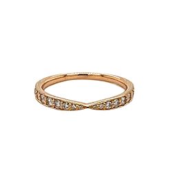 Tiffany & Co. HARMONY Diamond Rose Gold Band Ring