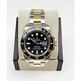 Rolex Submariner Black Ceramic 18K Gold Steel