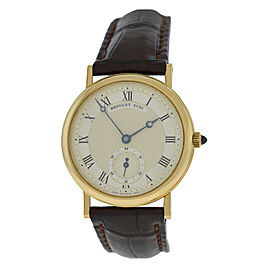 Breguet Classique Manual Winding 18k Yellow Gold 32MM Men's Watch