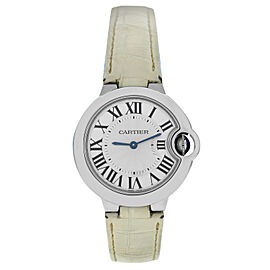 Cartier Ballon Bleu Stainless Steel Ladies 33MM Quartz Watch