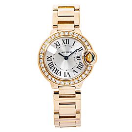 Cartier Ballon Bleu Factory Diamond Bezel Quartz Ladie Watch