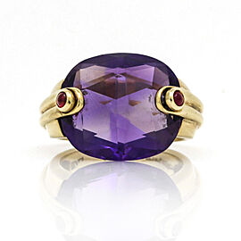 Antonini Amethyst Ruby Statement Ring