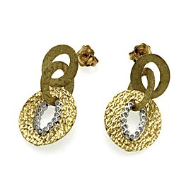 Roberto Coin 18K Yellow Gold Diamonds Ruby Chic & Shine Oval Earrings