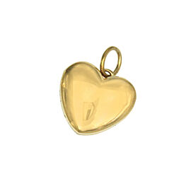 Tiffany & Co. 18k Yellow Gold Heart Locket Pendant Charm