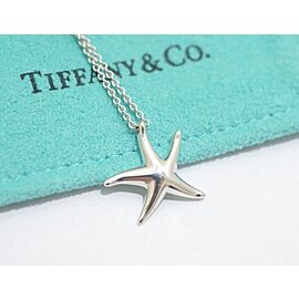 Tiffany & Co Sterling Silver Elsa Peretti Starfish Necklace