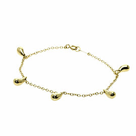 TIFFANY & Co 18k Yellow Gold teardrop Bracelet LXGQJ-452