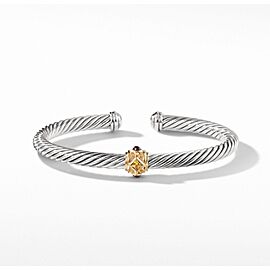 David Yurman Renaissance Bracelet with Citrine, Rhodalite Garnet and 14k Gold