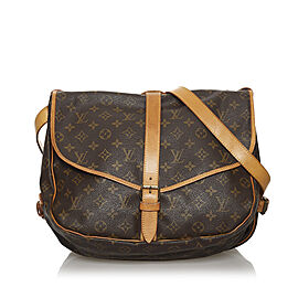 Louis Vuitton Monogram Saumur 35