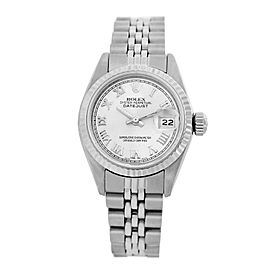 Rolex Datejust 6917 Stainless Steel & White Roman Numeral Dial 26mm Womens Watch