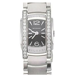 BVLGARI Assioma Diamond Bezel SS Quartz Watch LXGJHW-377