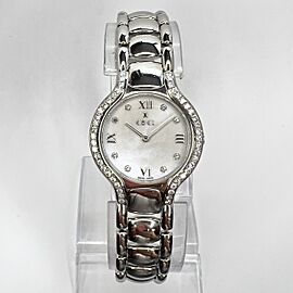 EBEL BELUGA Quartz 26mm Steel ~0.70TCW Diamond Watch