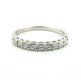 Tiffany & Co Embrace 2.2mm 0.27ct Round Diamond Platinum Eternity Wedding Band 5