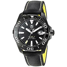 BRAND NEW TAG HEUER AQUARACER WAY218A.FC6362 AUTO CALIBRE 5 BLACK YELLOW WATCH