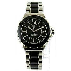 TAG HEUER FORMULA 1 WAH1210.BA0859 BLACK CERAMIC LADIES SWISS QUARTZ WATCH