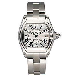 Cartier Roadster W62025V3/2510 Stainless Steel Mens Watch