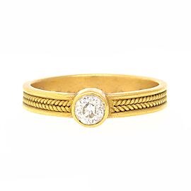 Reinstein Ross 20k Yellow Gold Diamond Braided Ring