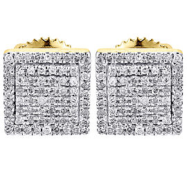 10K Yellow Gold with 0.25ct Diamond Studs Earrings