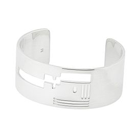 Bulgari Enigma By Bulgari Sterling Silver Bangle Bracelet