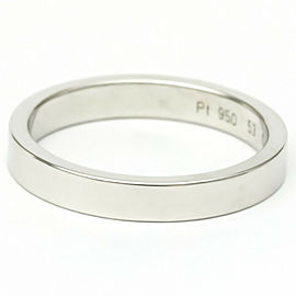 CARTIER 950 Platinum Engraved Ring LXGoodsLE-66