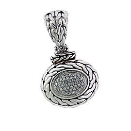 John Hardy Sterling Silver Diamond Pendant