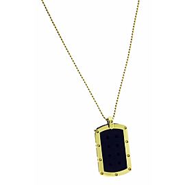 Roberto Coin unisex Pois Moi 18k yellow gold dog tag