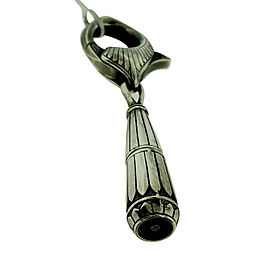 Stephen Webster Retractable Cigar Punch Keyring - 925 Sterling Silver