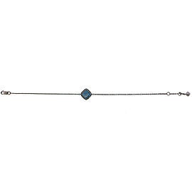 Fred Paris 18k White Gold Paindesucre London Blue Topaz Bracelet