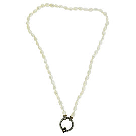 Barbara Bixby Pearl Necklace In Sterling Silver