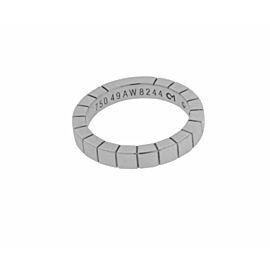 Cartier Lanieres 18k White Gold Band Ring Size 48 (US 4.5)