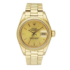 Rolex Datejust 69178 18K Yellow Gold Ladies Watch