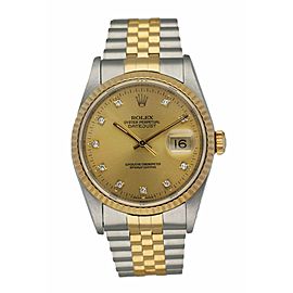 Datejust 16233 Diamond Dial Men's Watch