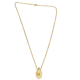 Piaget Cap / Hat Necklace In 18K Yellow Gold