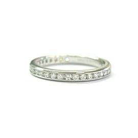 Tiffany & Co Full Circle Diamond Eternity Band 2.5mm .56Ct Size 4.5