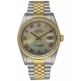 Rolex Datejust 16233 Mother Of Pearl Dial Men's Watch