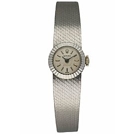 Rolex Chameleon Orchid 18k White Gold Ladies Watch