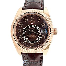 Rolex Sky-Dweller 42mm Rose Gold - Chocolate Arabic Dial