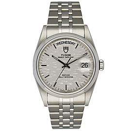 Tudor Date-Day Automatic Linen Dial Men's Watch