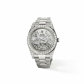 Rolex Datejust II 41mm 4.5ct Diamond Bezel/Lugs/Meteorite Baguette