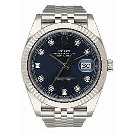 Rolex Datejust 126334 Blue Dial Diamond Men's Watch