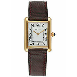 Cartier Tank 78086 Paris 18K Yellow Gold Ladies Watch