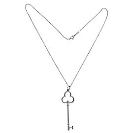 Tiffany &amp; Co Key Pendant Necklace In Sterling Silver 16"