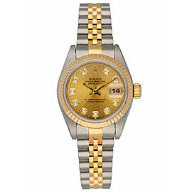 Rolex Datejust Diamond Dial Ladies Watch