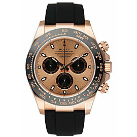 Rolex Daytona 18K Rose Gold Sundust Dial Mens Watch NEW