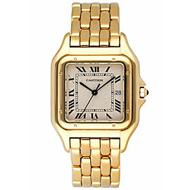 Cartier Panthere Jumbo 18K Yellow Gold Mens Watch