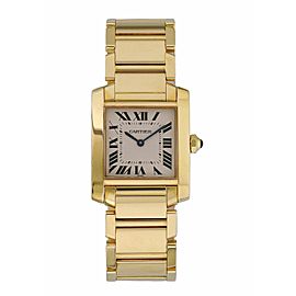 Cartier Tank Francaise Yellow Gold Ladies Watch